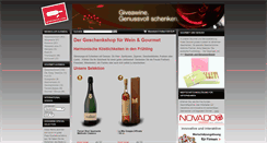 Desktop Screenshot of giveawine.de