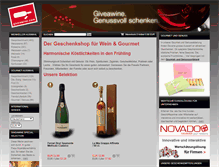 Tablet Screenshot of giveawine.de